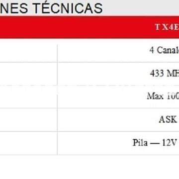 Aprimatic Telemando TX4E - Imagen 2