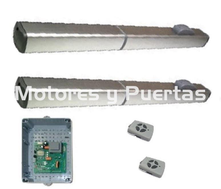 Kit Aprimatic Forty 270 SF 2 hojas: 2 motores Forty 270 SF + cuadro de maniobras + 2 telemandos - Imagen 1