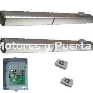 Kit Aprimatic Forty 390 SF 2 hojas: 2 motores Forty 390 SF + cuadro de maniobras + 2 telemandos - Imagen 1